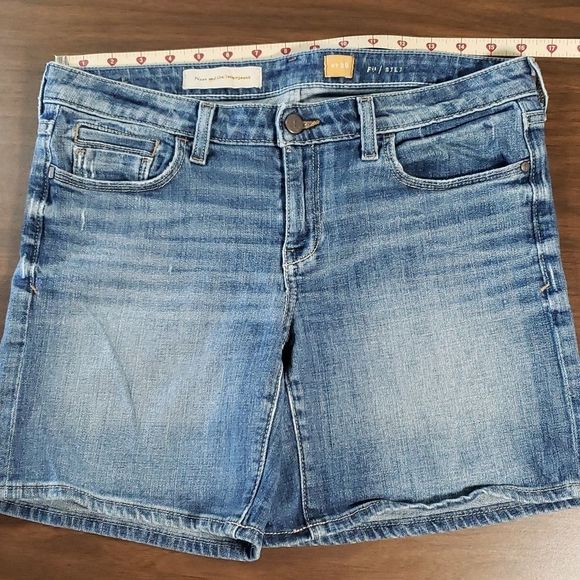 Anthropologie Pilcro & the‎ Letterpress Stet Denim Jeans Shorts Sz 28 - Picture 2 of 8